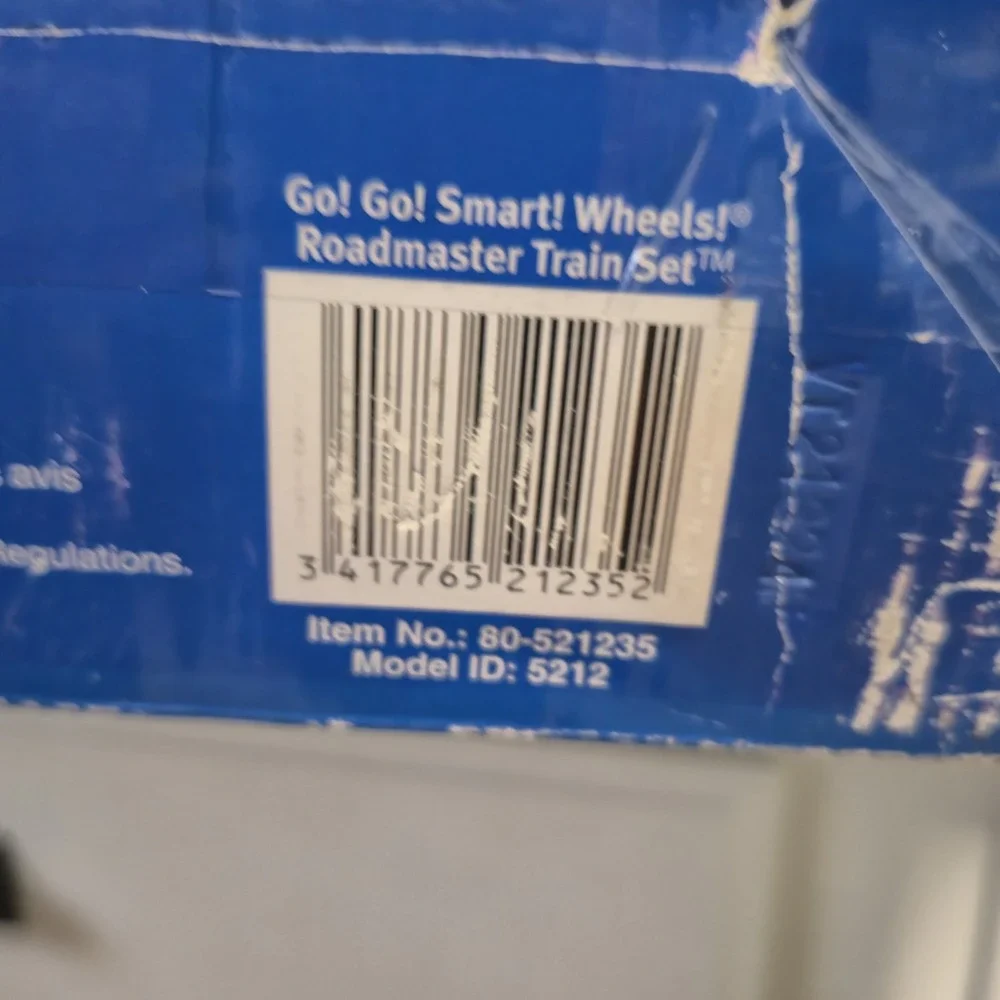 VTech Go! Go! Smart Wheels Roadmaster Train Set 73 Pc Playset New Open Ugly Box